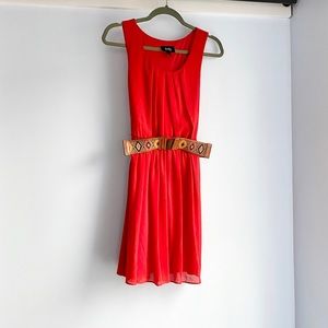 Red Sleeveless Dress